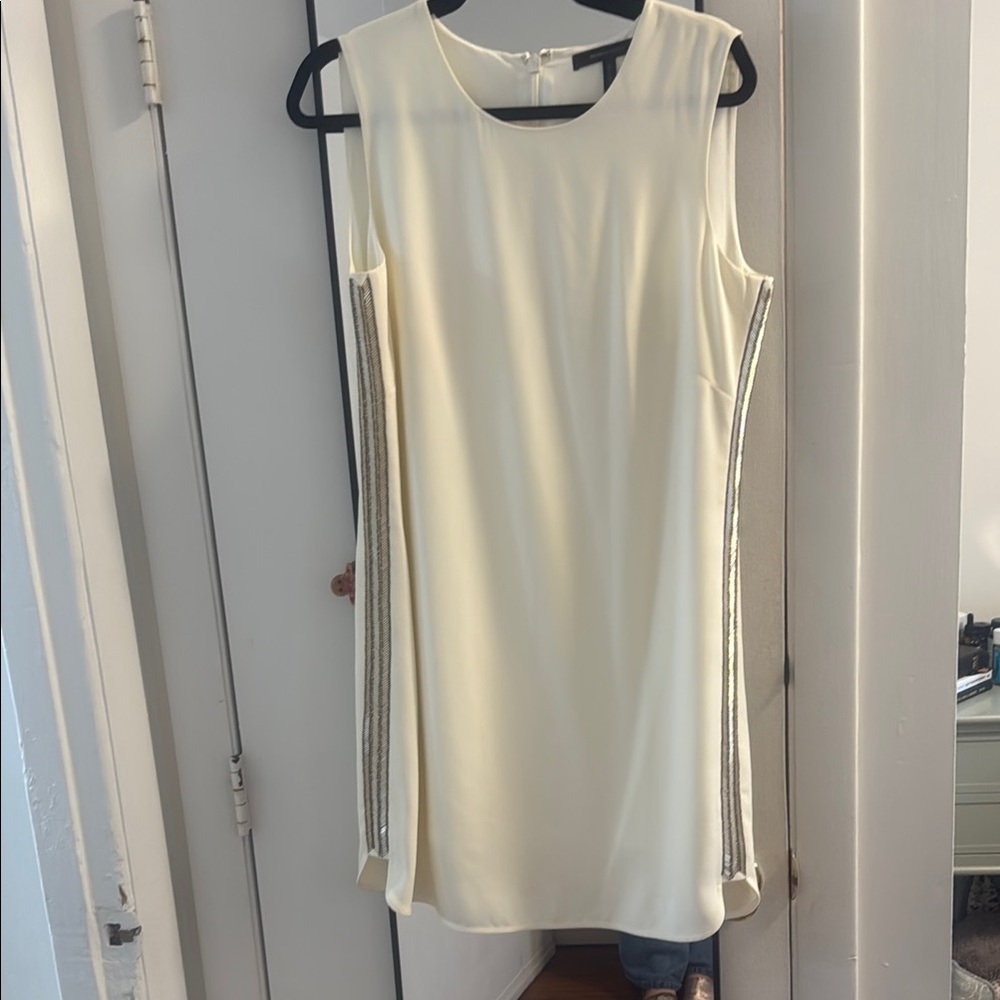 BCBGMaxAzria Cream Sheath Mini Dress